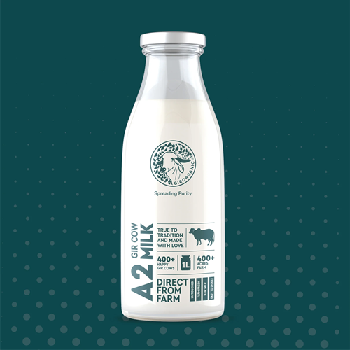 Desi A2 Cow Milk - 1L